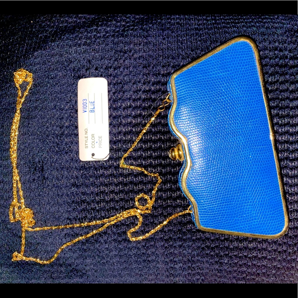 Vintage Vogue Blue Mini Purse